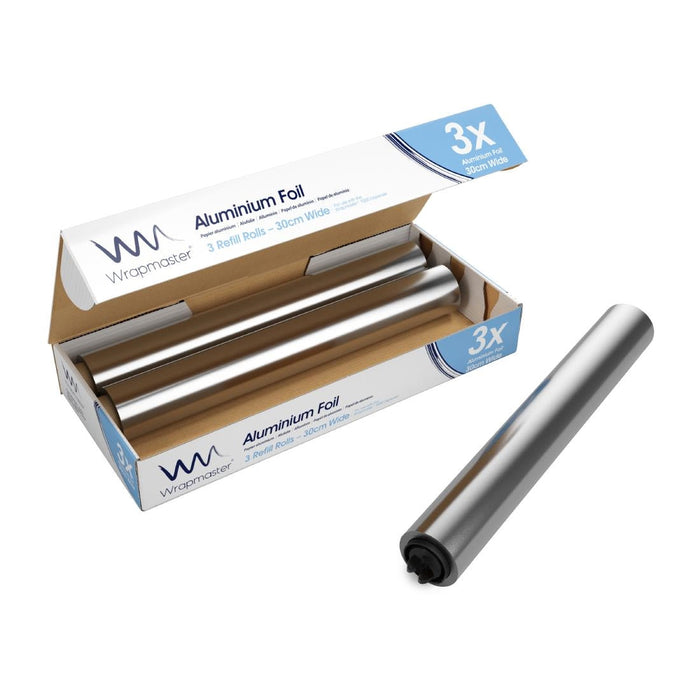 Wrapmaster Aluminium Foil 300mm x 30m (3 Pack) Wrapmaster