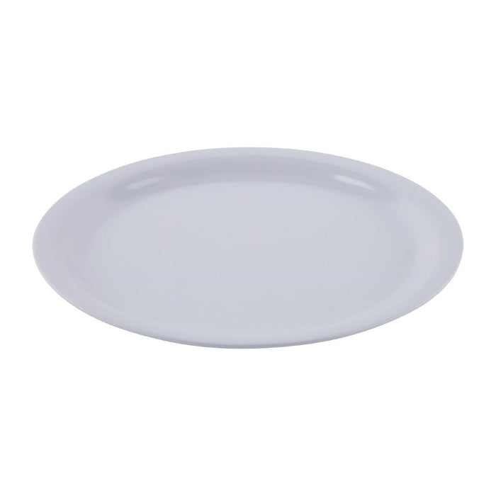 Olympia Kristallon Melamine Narrow Rimmed Plates 229mm (12 Pack) Olympia