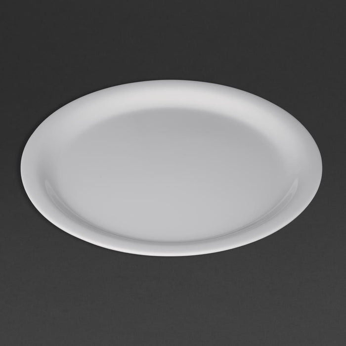 Olympia Kristallon Melamine Narrow Rimmed Plates 229mm (12 Pack) Olympia