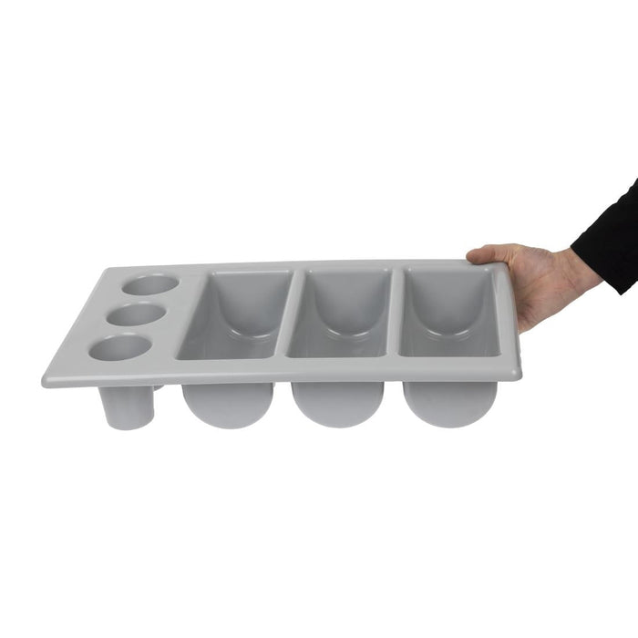 APS Stackable Plastic Cutlery Dispenser APS