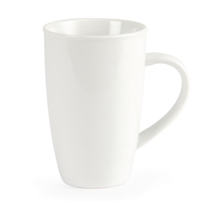 Olympia Whiteware Latte Mugs 400ml (6 Pack) Olympia