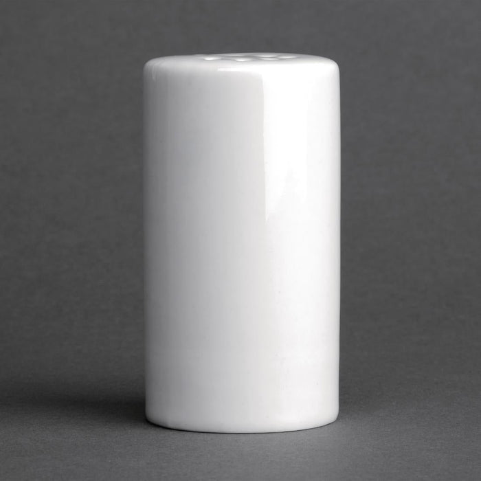 Olympia Whiteware Salt Shakers 80mm (12 Pack) Olympia