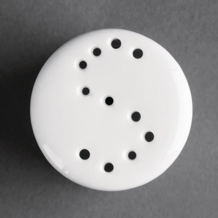 Olympia Whiteware Salt Shakers 80mm (12 Pack) Olympia