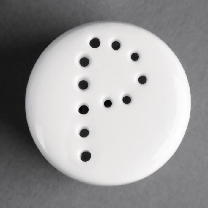 Olympia Whiteware Pepper Shakers 80mm (12 Pack) Olympia