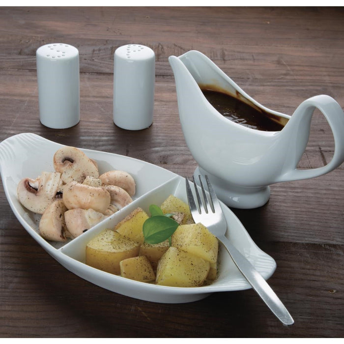 Olympia Whiteware Pepper Shakers 80mm (12 Pack) Olympia
