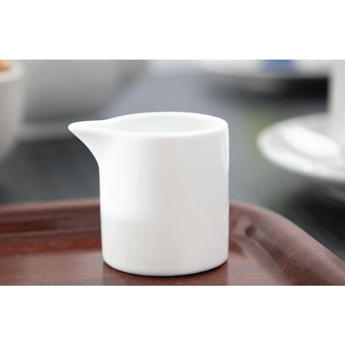 Olympia Whiteware Milk and Cream Jugs 57ml (6 Pack) Olympia