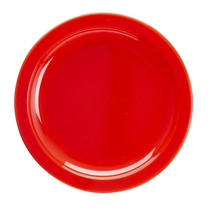 17,2(Ø)cm. Rood. 12 stuks.