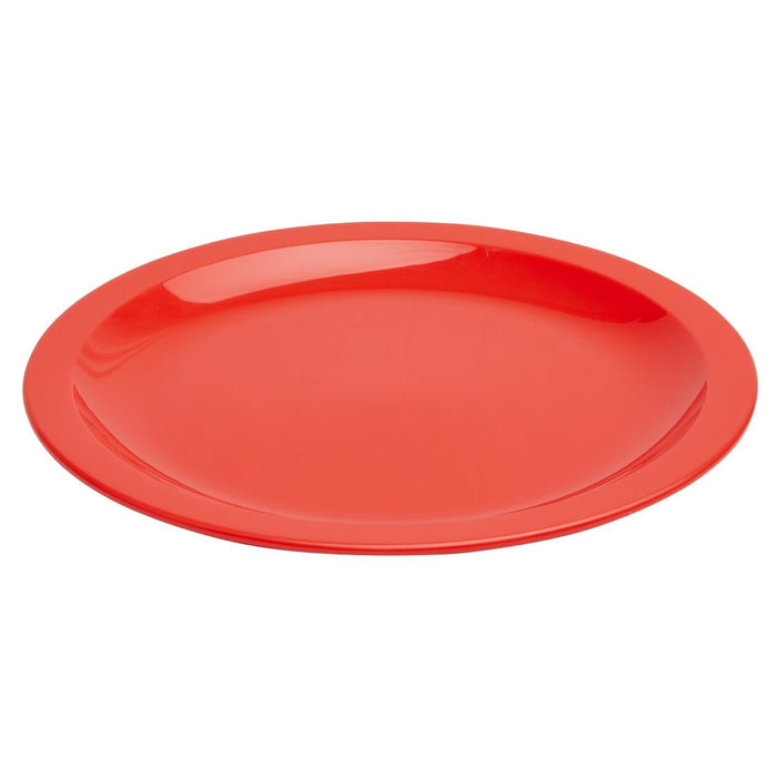 Olympia Kristallon Polypropylene Plates Red 230mm (12 Pack) Olympia