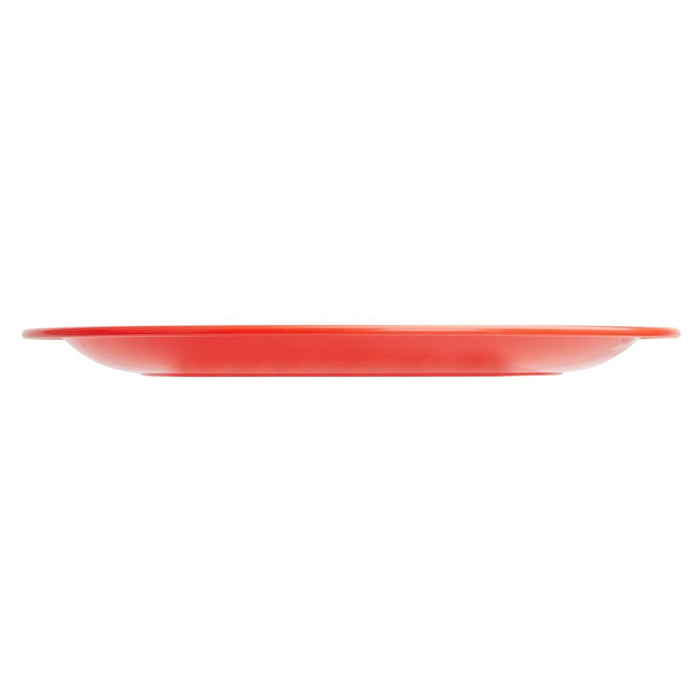 Olympia Kristallon Polypropylene Plates Red 230mm (12 Pack) Olympia