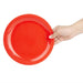 Olympia Kristallon Polypropylene Plates Red 230mm (12 Pack) Olympia