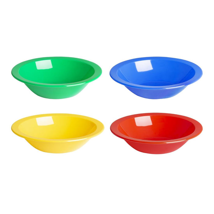 Olympia Kristallon Polypropylene Bowls Yellow 174mm (12 Pack) Olympia