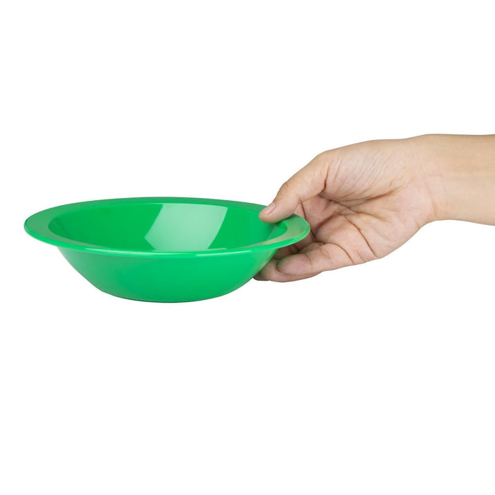 Olympia Kristallon Polypropylene Bowls Green 174mm (12 Pack) Olympia