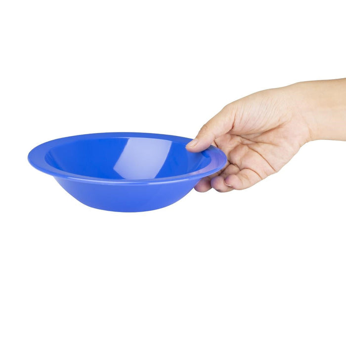 Olympia Kristallon Polypropylene Bowls Blue 174mm (12 Pack) Olympia