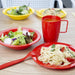 Olympia Kristallon Polypropylene Bowls Red 174mm (12 Pack) Olympia