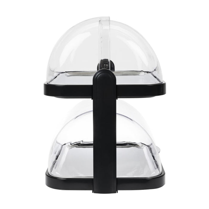 APS Roll Top Cool Display Tray Double Deck APS