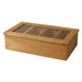 Olympia Hevea Wood Tea Box Olympia