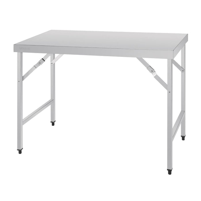 Vogue Stainless Steel Folding Table 1200mm Vogue
