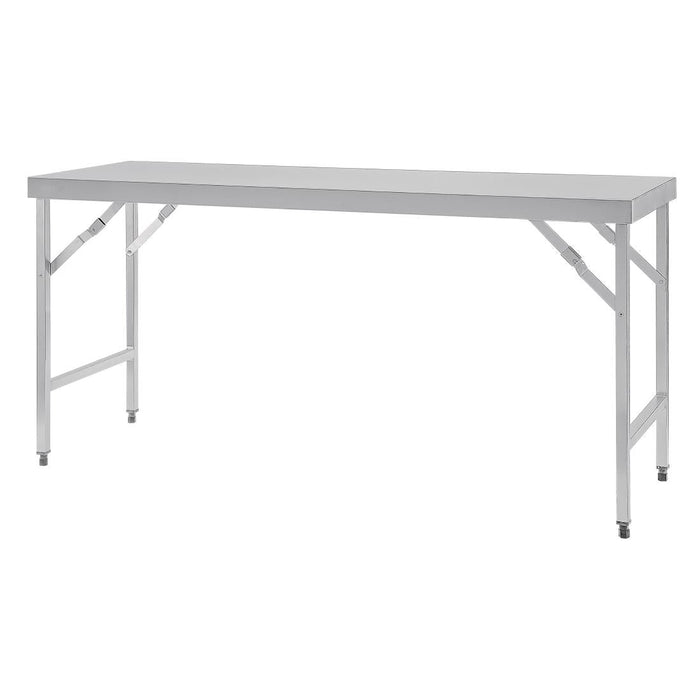 Vogue Stainless Steel Folding Table 1800mm Vogue