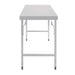 Vogue Stainless Steel Folding Table 1800mm Vogue
