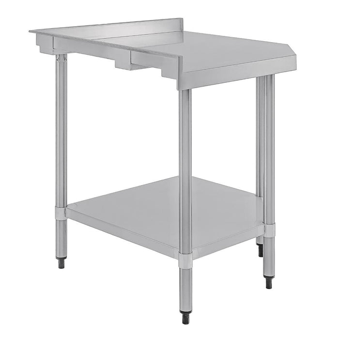 Vogue Stainless Steel Corner Table 600mm Vogue