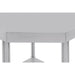 Vogue Stainless Steel Corner Table 600mm Vogue
