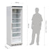 Polar C-Series Glass Door Display Freezer 365Ltr White Polar