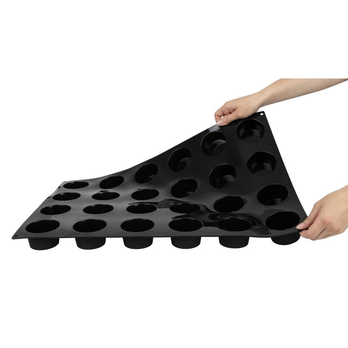Pavoflex Silicone Non-Stick Pastry Mould 24 Cup Pavoflex