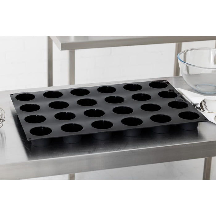 Pavoflex Silicone Non-Stick Pastry Mould 24 Cup Pavoflex