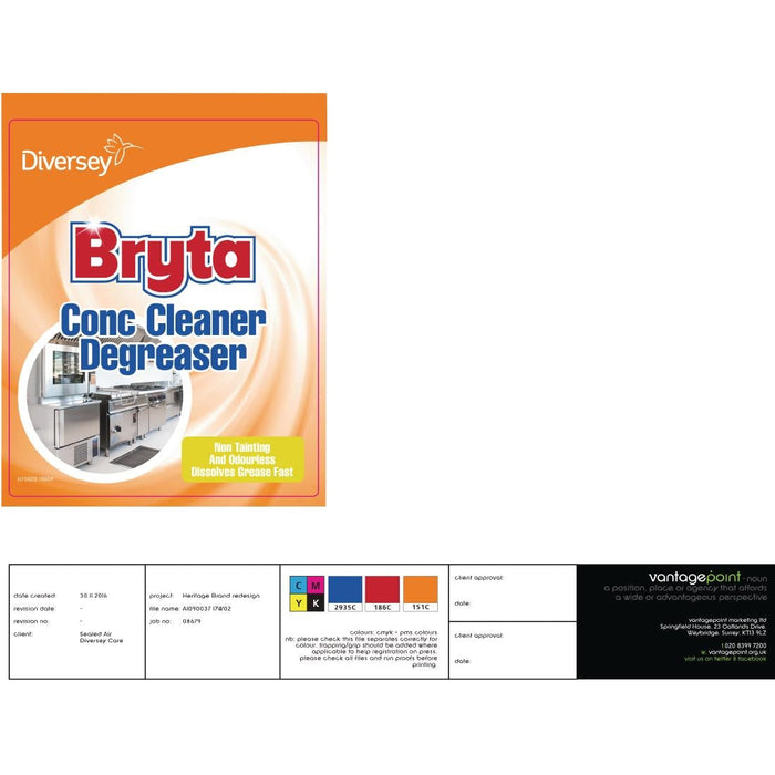 Bryta Kitchen Cleaner and Degreaser Concentrate 5Ltr (2 Pack) Bryta
