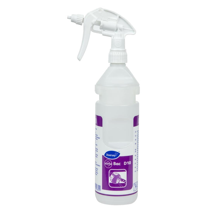 Suma D10 Cleaner and Sanitiser Refill Bottles 750ml (2 Pack) Diversey