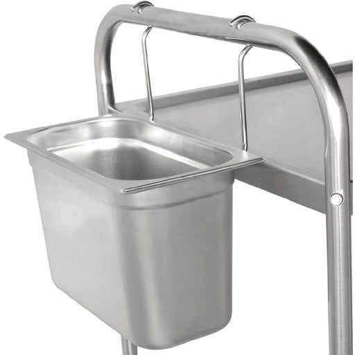Material: Stainless steel. For use with K934 and K825. Gastronorms not included