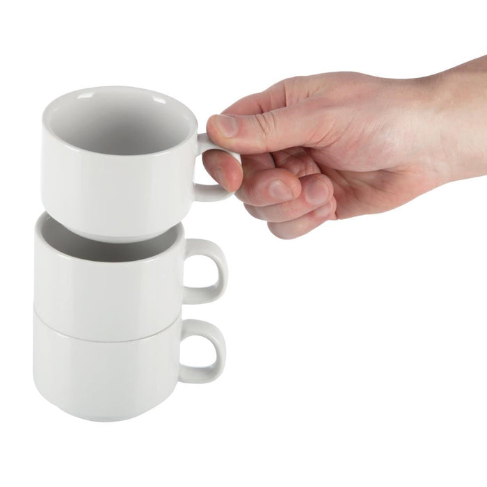 Olympia Athena Stacking Cups 200ml/7oz (24 Pack) Olympia