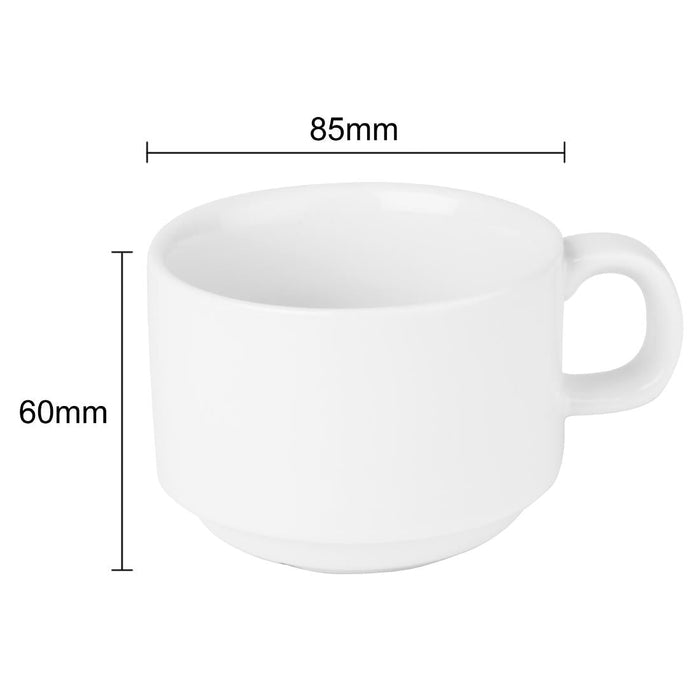 Olympia Athena Stacking Cups 200ml/7oz (24 Pack) Olympia