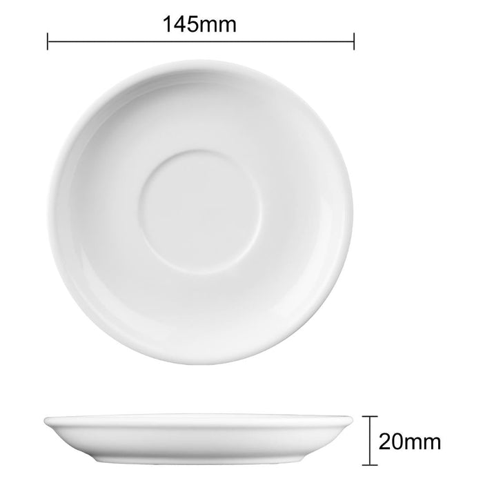 Olympia Athena Saucers 145mm/5 3/4" (24 Pack) Olympia