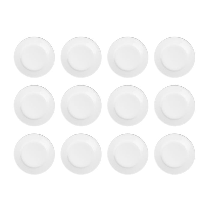 Olympia Athena Wide Rimmed Plates 202mm/8" White (12 Pack) Olympia