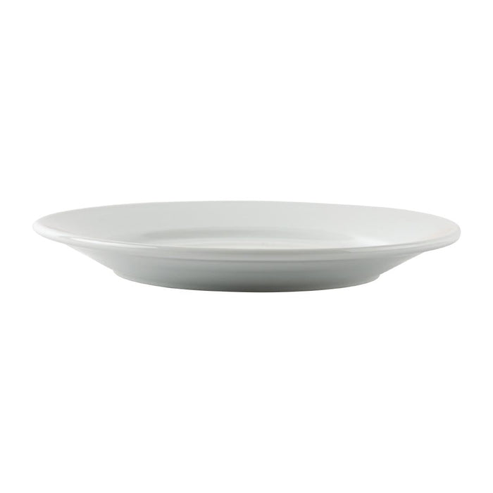 Olympia Athena Wide Rimmed Plates 202mm/8" White (12 Pack) Olympia