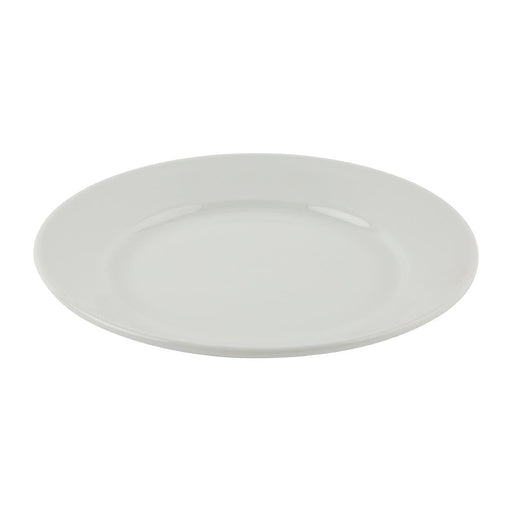 Olympia Athena Wide Rimmed Plates 202mm/8" White (12 Pack) Olympia