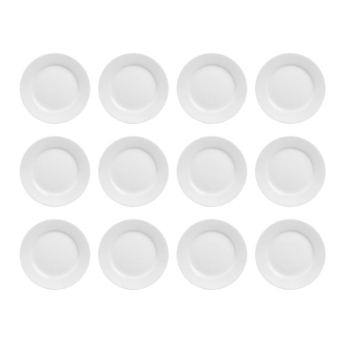 Olympia Athena Wide Rimmed Plates 228mm/9" White (12 Pack) Olympia