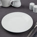 Olympia Athena Wide Rimmed Plates 228mm/9" White (12 Pack) Olympia