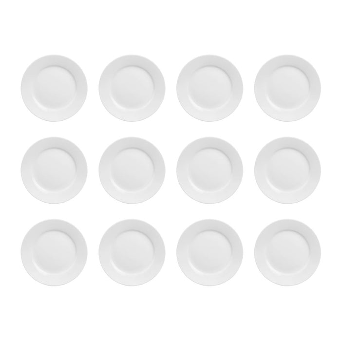 Olympia Athena Wide Rimmed Plates White 254mm/10" (12 Pack) Olympia