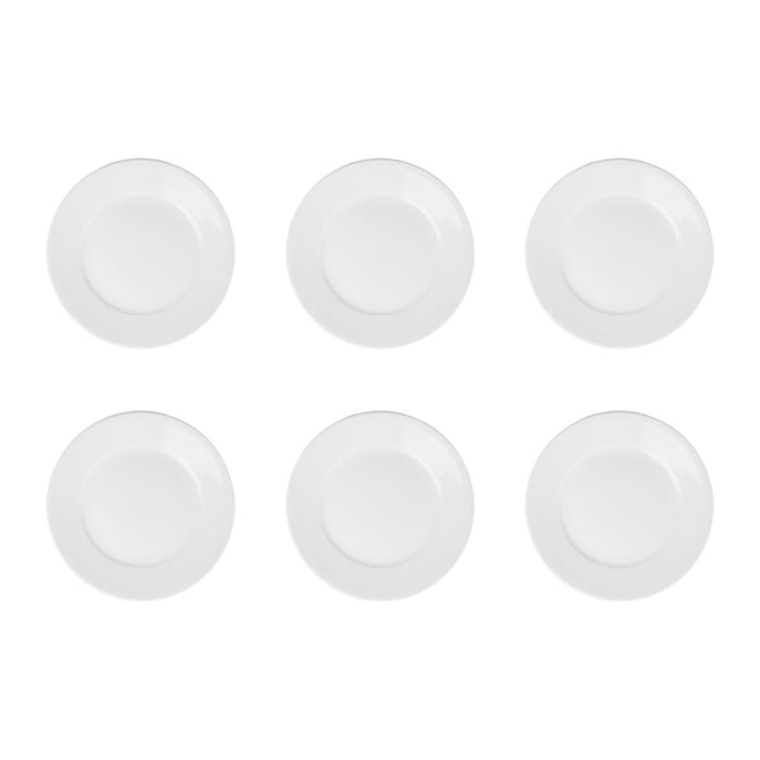 Olympia Athena Wide Rimmed Plates 280mm/11" White (6 Pack) Olympia