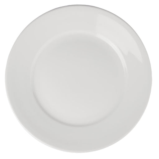 Olympia Athena Wide Rimmed Plates 280mm/11" White (6 Pack) Olympia