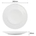 Olympia Athena Wide Rimmed Plates 280mm/11" White (6 Pack) Olympia