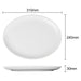 Olympia Athena Oval Coupe Plates 305x241mm (6 Pack) Olympia