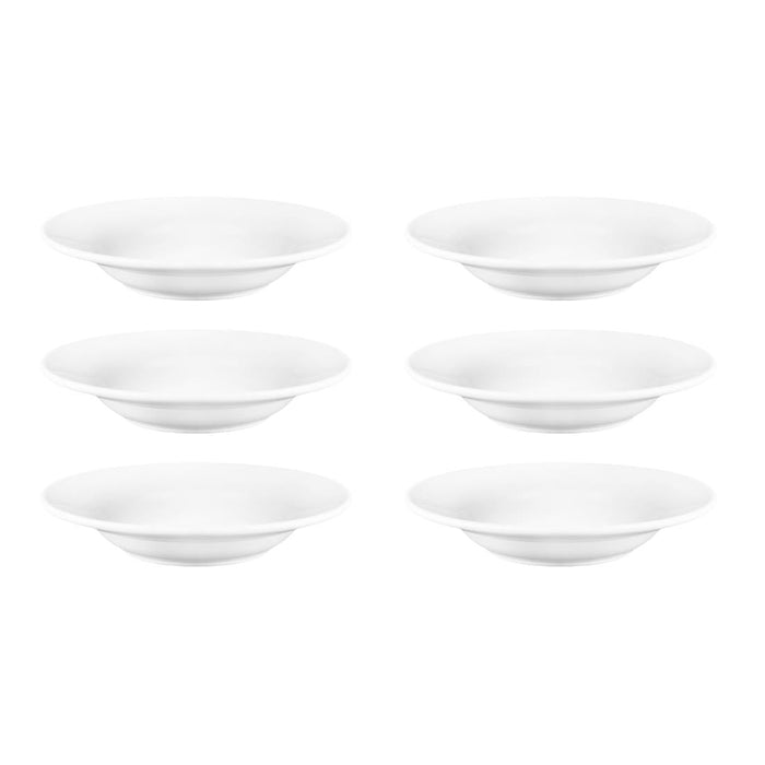 Olympia Athena Rimmed Soup and Pasta Bowls 228mm/9" (6 Pack) Olympia