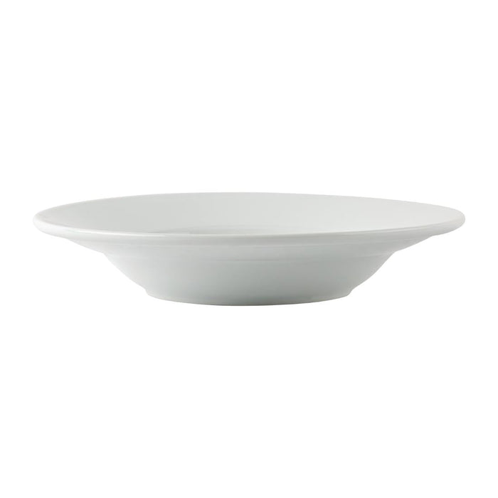 Olympia Athena Rimmed Soup and Pasta Bowls 228mm/9" (6 Pack) Olympia