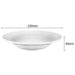 Olympia Athena Rimmed Soup and Pasta Bowls 228mm/9" (6 Pack) Olympia