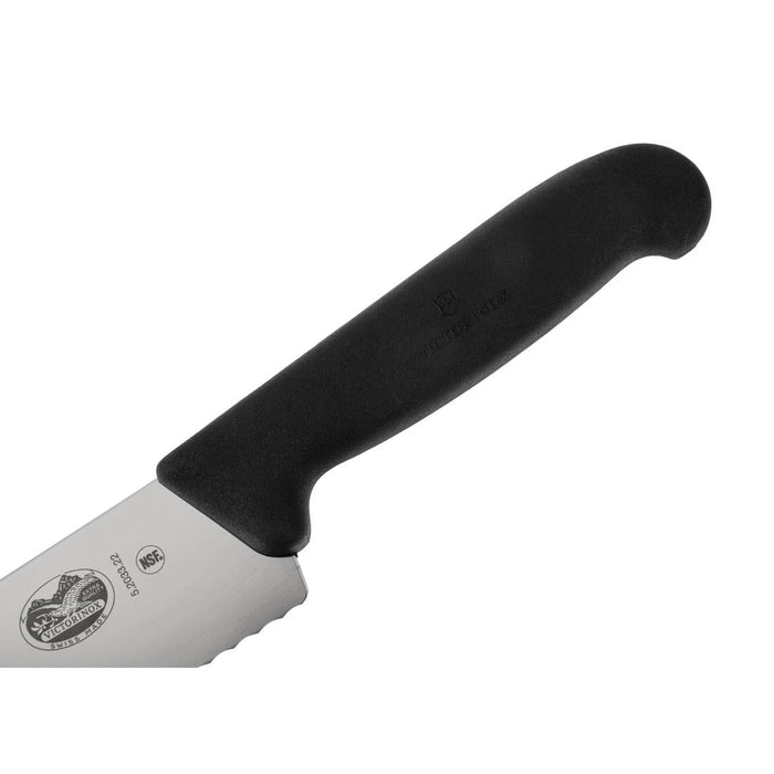 Victorinox Fibrox Serrated Carving Knife 22.2cm Victorinox