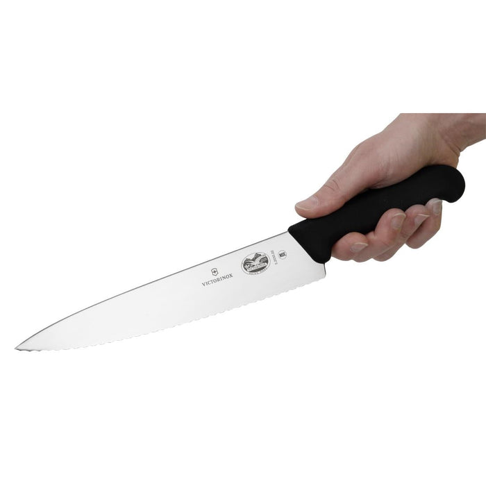 Victorinox Fibrox Serrated Carving Knife 22.2cm Victorinox