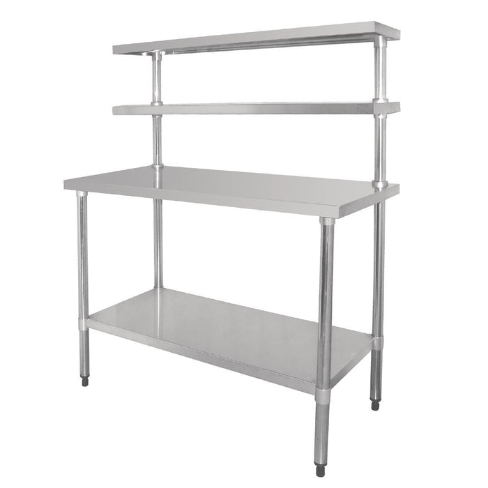 Vogue Stainless Steel Prep Station 1800x600mm Vogue